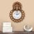 Webelkart Premium Plastic Designer Stones Lord Ganesha Wall Clock (Copper, 12 Inch)