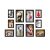 Amazon Brand – Solimo Set Of 10 Photo Frames (4″X6″:4Pcs, 5″X7″:2Pcs & 6″X10″:4Pcs), Brown