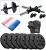 Aurion Pvc 24 Kg Adjustable Fitness Dumbells Set Home Gym With Hand Towel