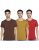 Amazon Brand – Symbol Men’S Solid Regular Fit Half Sleeve Cotton T-Shirt (Combo Pack Of 3) (Aw17Plpo3-5_M_Multicolor5)