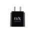 Gizmore Giz Pa604 2.4A Fast Charging Dual Usb Port Wall Charger With Type-C Cable For Smartphone, Tablet, Headphones (White)